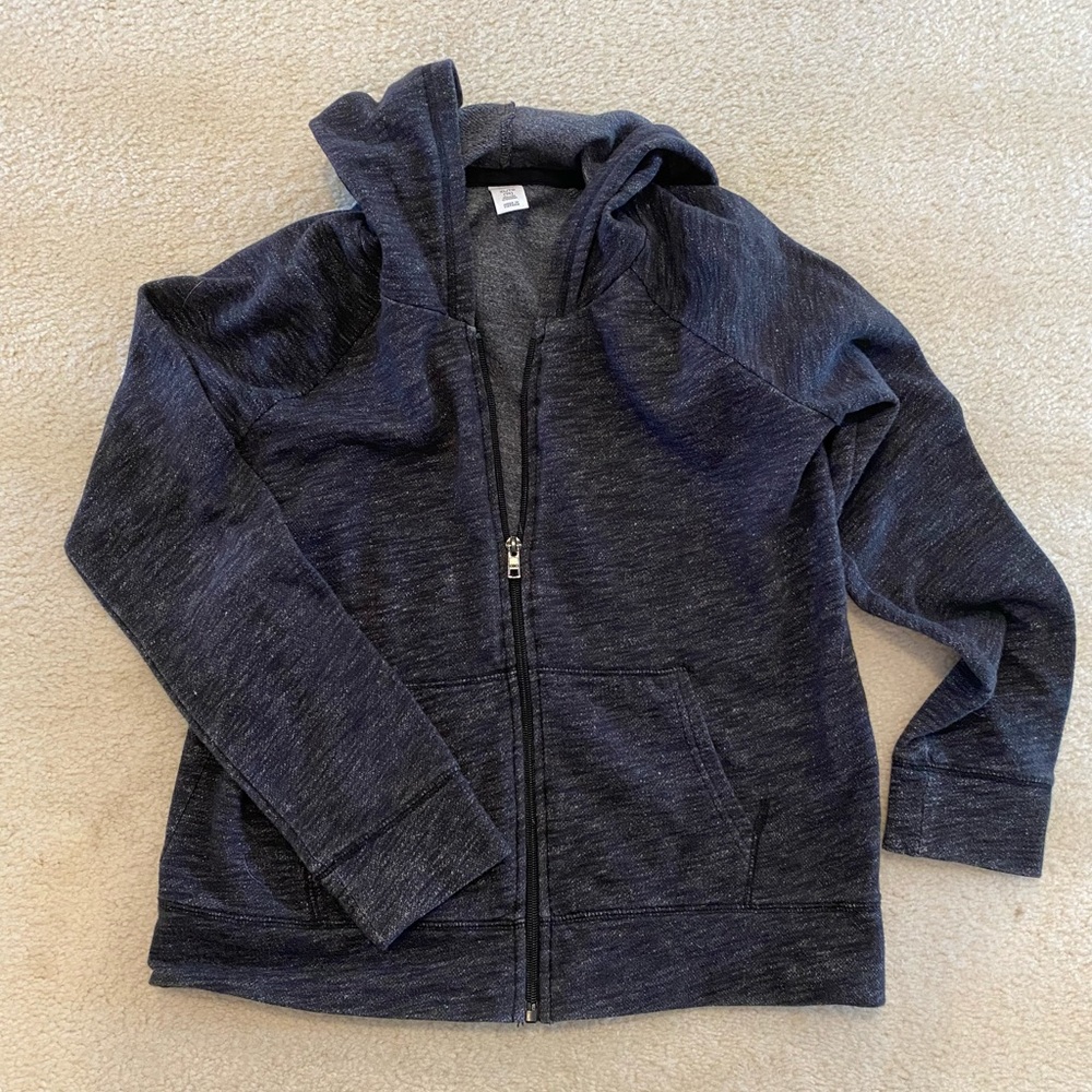 Old Navy, XL/14, like new hoodie, navy/black